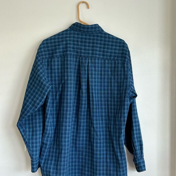 Woolrich Blue Plaid Button Down Shirt - Picture 2 of 4